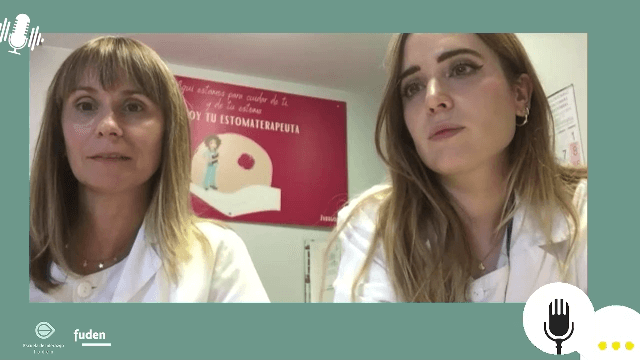 Formato podcast del III Encuentro de Enfermeras de Práctica Avanzada de FUDEN: Marta Zamora y Vanessa Pérez